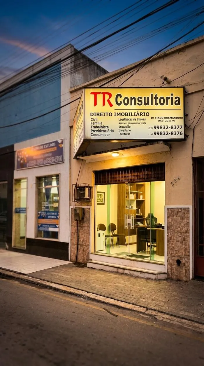 Fachada do escritório TR Consultoria na Av. Alberto Torres, 264, Centro, Campos dos Goytacazes